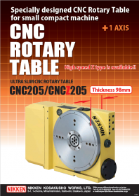 ULTRA SLIM CNC ROTARY TABLE ; CNCZ205